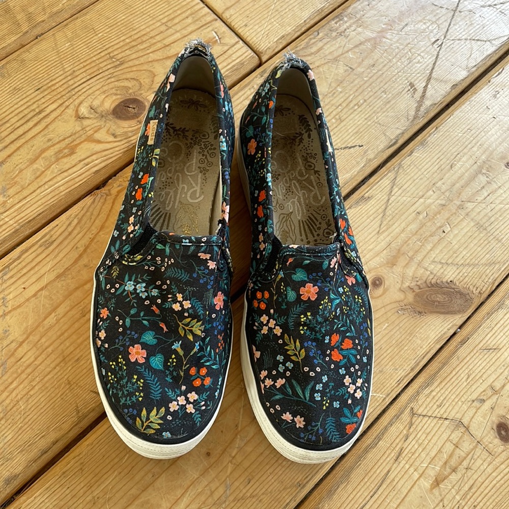 Rifle Paper Co. Slip On Keds